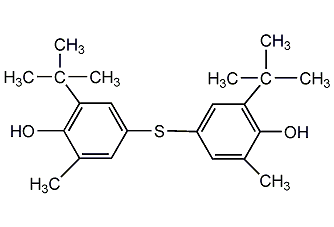 4,4'-thiobis(6-tert-butyl orthophenol) structural formula