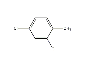 2,4-dichlorotoluene structural formula