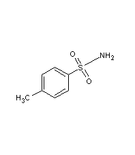 structural formula of p-toluenesulfonamide