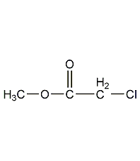 structural formula of methyl chloroacetate