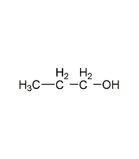 1-propanol structural formula