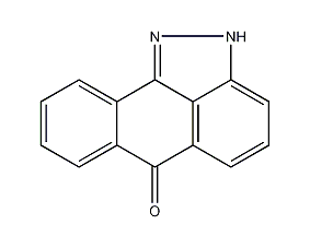 Pyrazole anthrone structural formula