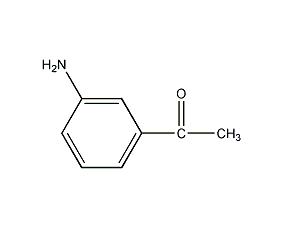 m-aminoacetophenone structural formula