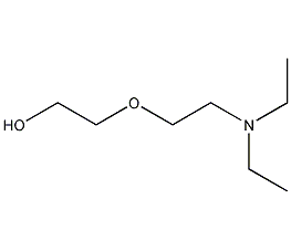 diethylaminoethoxyethanol structural formula