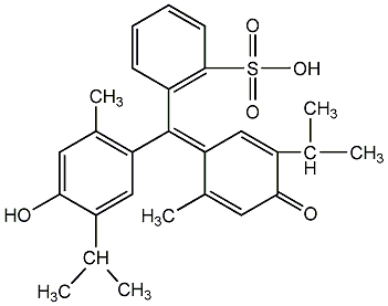 thymol blue structural formula