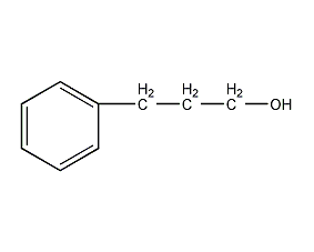 3-phenylpropanol structural formula