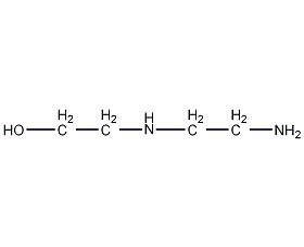 n-(2-hydroxyethyl)ethylenediamine structural formula
