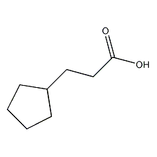3-Cyclopentanoic acid structural formula