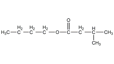 Butyl isovalerate structural formula