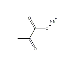 sodium pyruvate structural formula