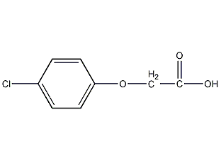 4-chlorophenoxyacetic acid structural formula