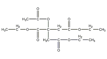 acetyl triethyl citrate structural formula