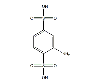 2,5-disulfonic acid aniline structural formula