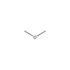 Dimethyl ether structural formula