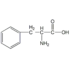 phenylalanine structural formula
