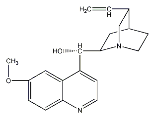 Quinine structural formula