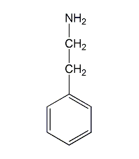 2-phenylethylamine structural formula