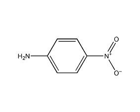 structural formula of p-nitroaniline