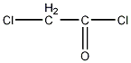 chloroacetyl chloride structural formula