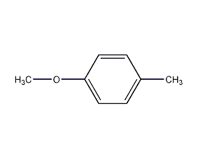 p-methylanisole structural formula