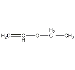 structural formula of vinyl ether
