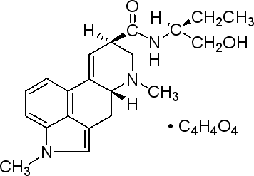 Methiergot maleate structural formula