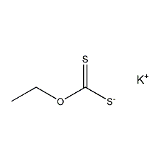 Potassium ethyl xanthate structural formula