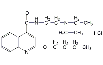 dibucaine hydrochloride structural formula