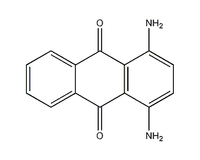 1,4-diaminanthraquinone structural formula