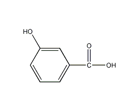 m-hydroxybenzoic acid structural formula