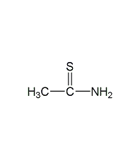 thioacetamide structural formula