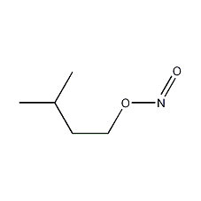 isoamyl nitrite structural formula
