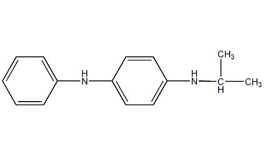 n-isopropyl-n'-phenyl-p-phenylenediamine structural formula