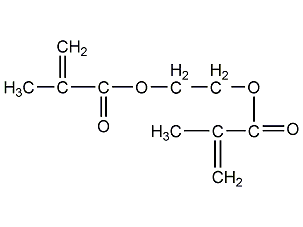 ethylene glycol dimethacrylate structural formula