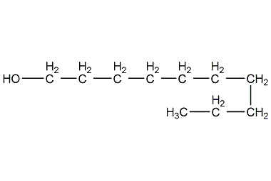 n-decanol structural formula
