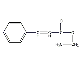 structural formula of ethyl cinnamate