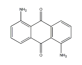 1,5-diaminanthraquinone structural formula