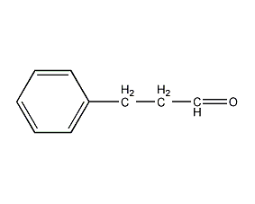 3-phenylpropionaldehyde structural formula