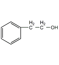 2-phenylethanol structural formula