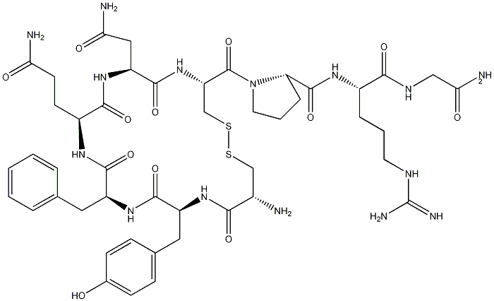 arginine vasopressin structural formula