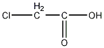 chloroacetic acid structural formula