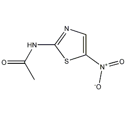 Structural formula of acetaminidazole