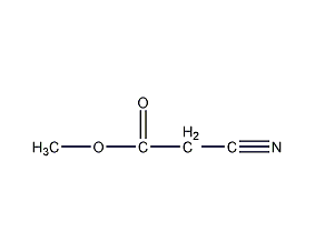 methyl cyanoacetate structural formula