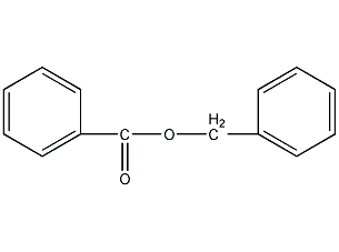 structural formula of benzyl benzoate