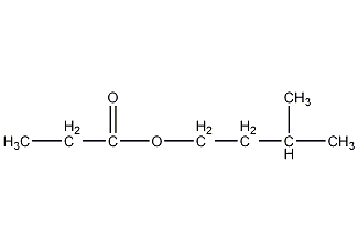 isoamyl propionate structural formula