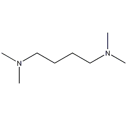 N,N,N',N'-tetramethyl-1,4-butanediamine structural formula