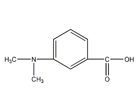 m-dimethylaminobenzoic acid structural formula