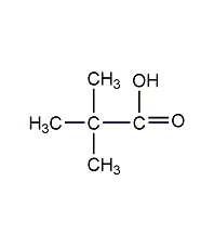 trimethylacetic acid structural formula