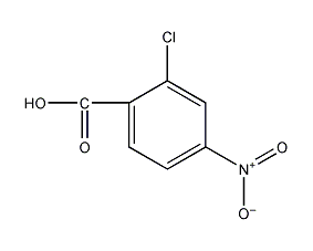 2-chloro-4-nitrobenzoic acid structural formula
