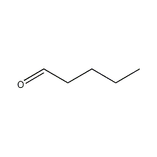 valeraldehyde structural formula